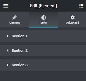 Controls Section