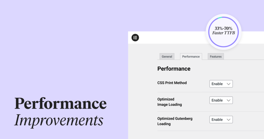 Elementor 3.22 Performance Improvements