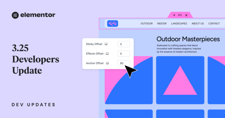 Elementor 3.25 Developers Update