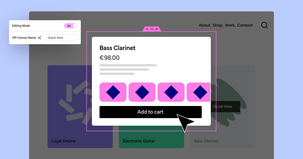 Elementor 3.26 - Dynamic Off-Canvas for Loop Grids