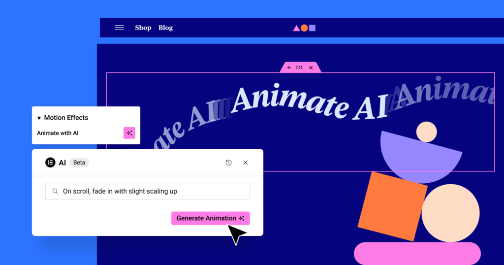 Elementor 3.27 Motion AI