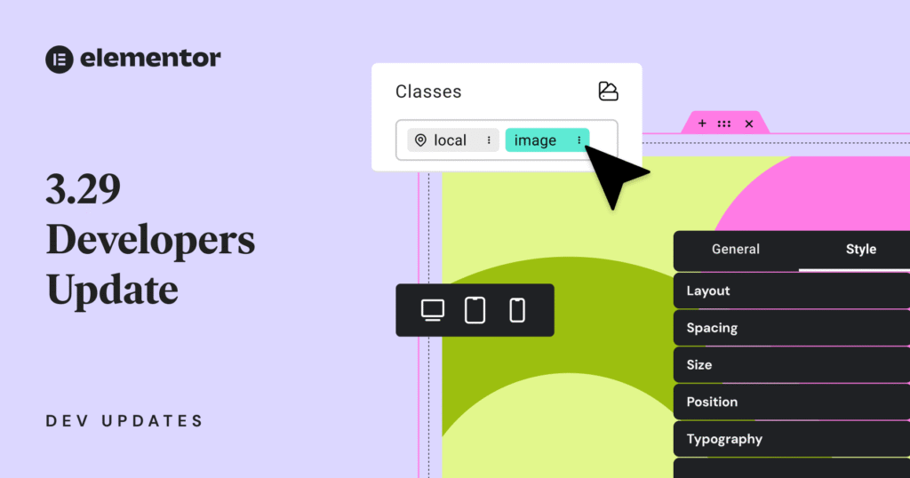 Elementor 3.29 Developers Update