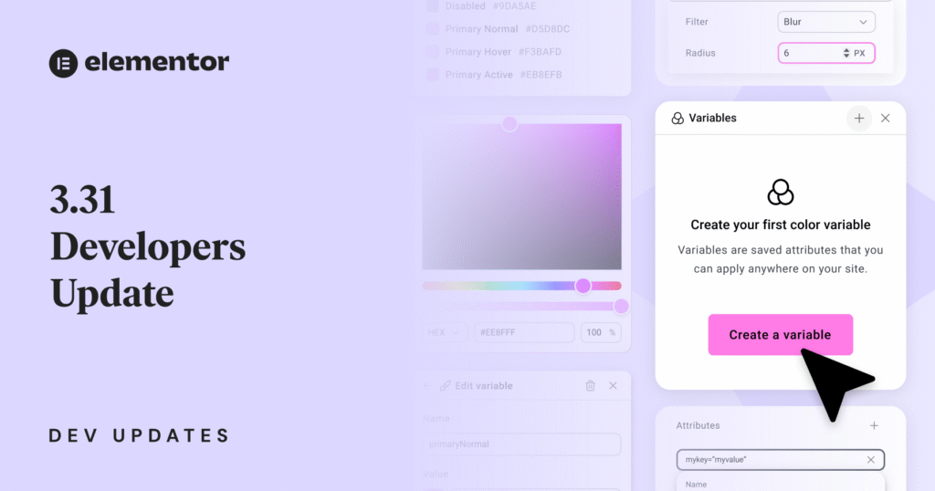 Elementor 3.31 Developers Update